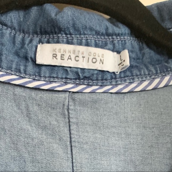 EUC Reaction Kenneth Cole Top with Tie Knot Detail - Picture 2 of 5